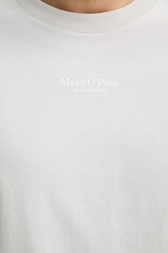 Βαμβακερό μπλουζάκι Marc O'Polo 620201251382 γκρί