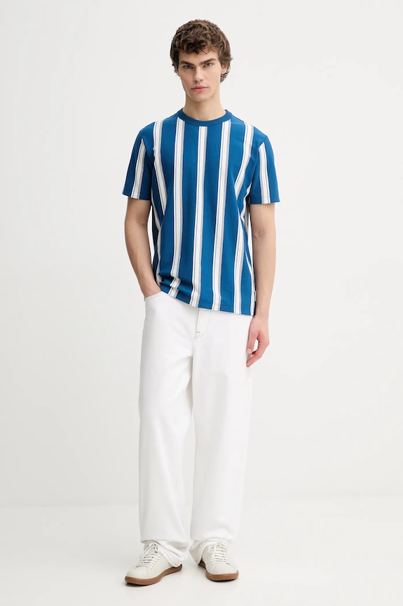 Marc O'Polo t-shirt bawełniany 5000007714 granatowy SS26