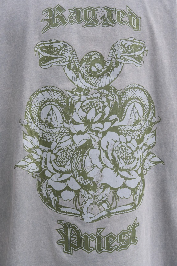 The Ragged Priest t-shirt bawełniany RPAW252010JS szary