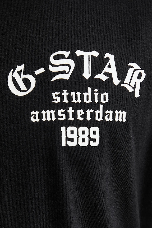 Bavlnené tričko G-Star Studio ams D26862.336 čierna