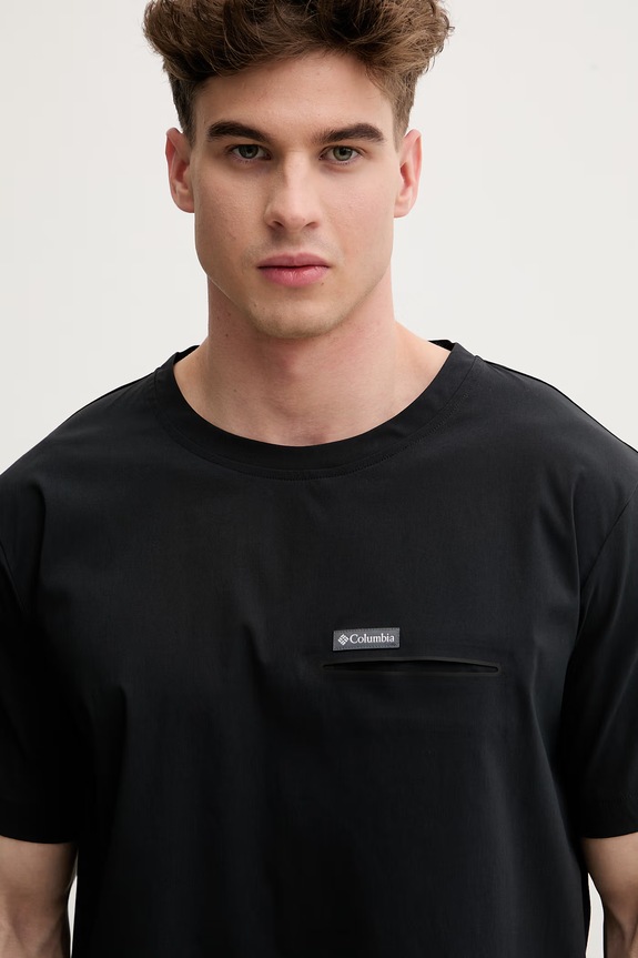 Columbia t-shirt férfi Chill Creek fekete 2157591
