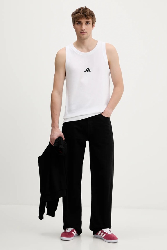 adidas pamut póló JE8984 fehér SS26