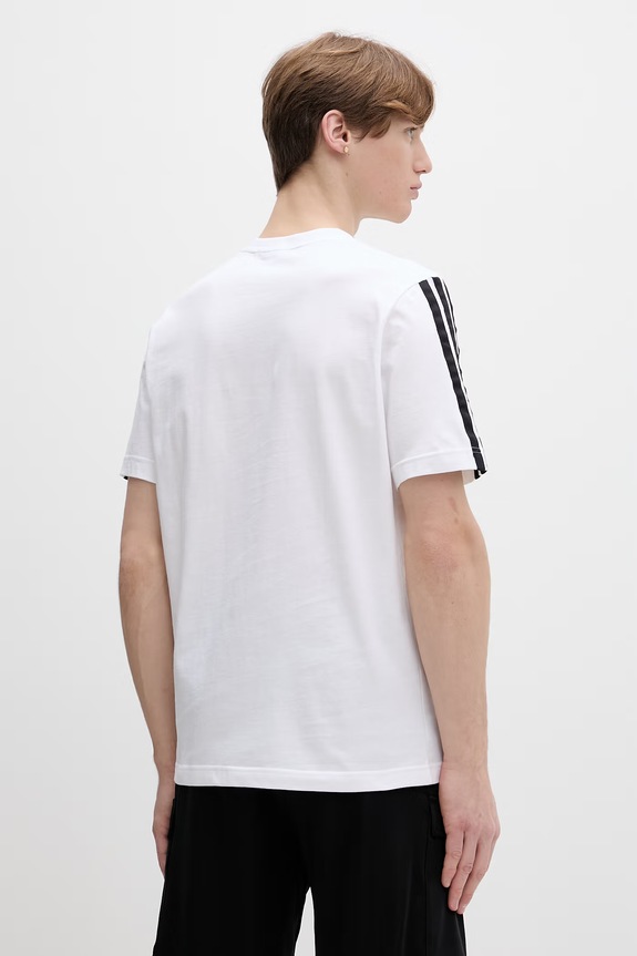 Oblečení Bavlněné tričko adidas JV6784 bílá