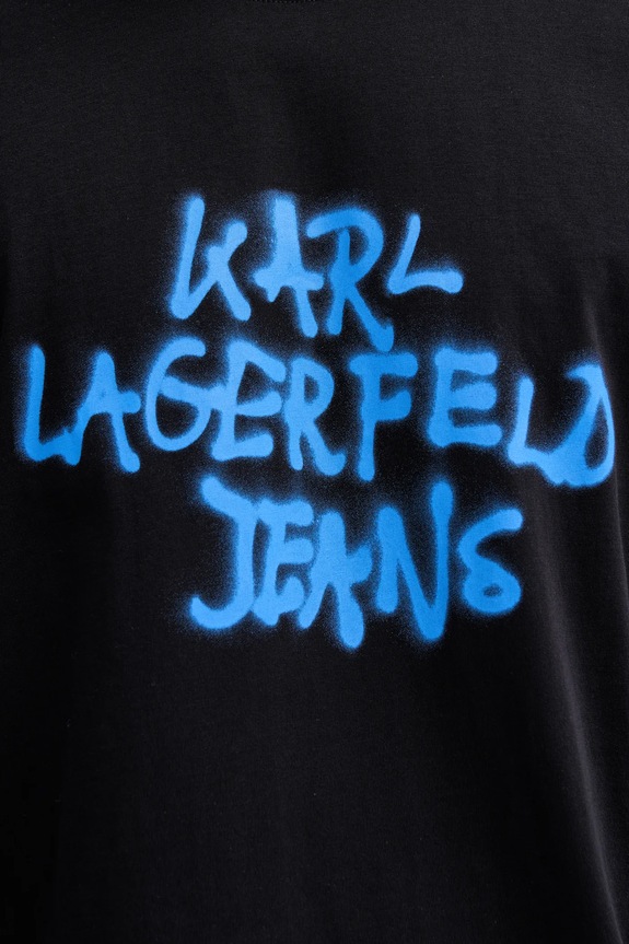 Karl Lagerfeld Jeans t-shirt bawełniany B1M17065 czarny