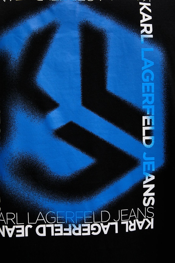Βαμβακερό μπλουζάκι Karl Lagerfeld Jeans B1M17073