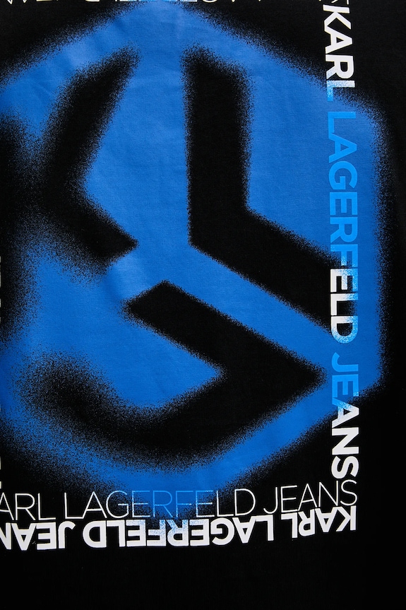 Βαμβακερό μπλουζάκι Karl Lagerfeld Jeans B1M17073