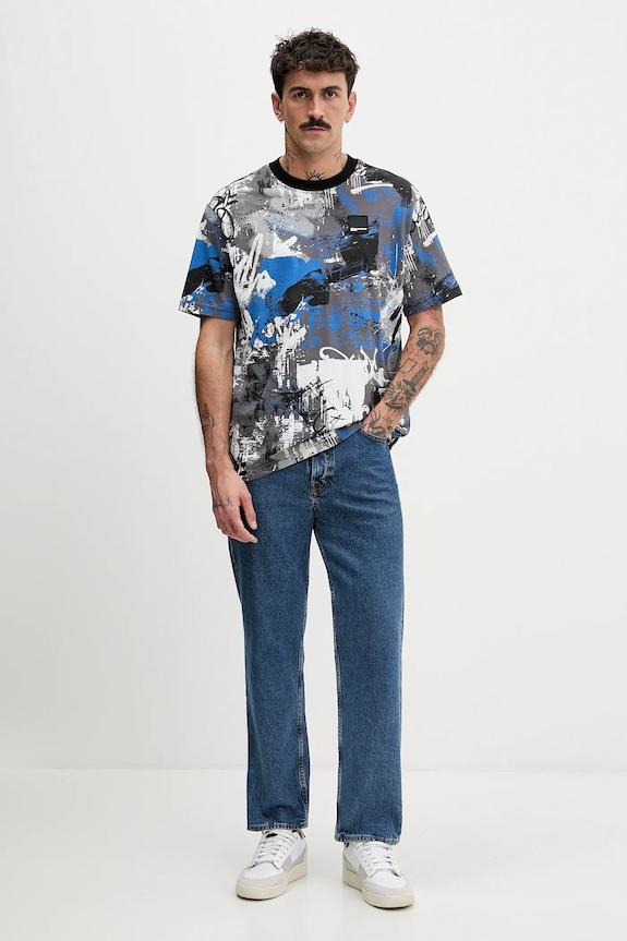 Tričko Karl Lagerfeld Jeans B1M17076 sivá SS26