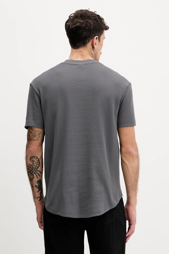 Oblečení Bavlněné tričko Karl Lagerfeld Jeans B1M17082 šedá