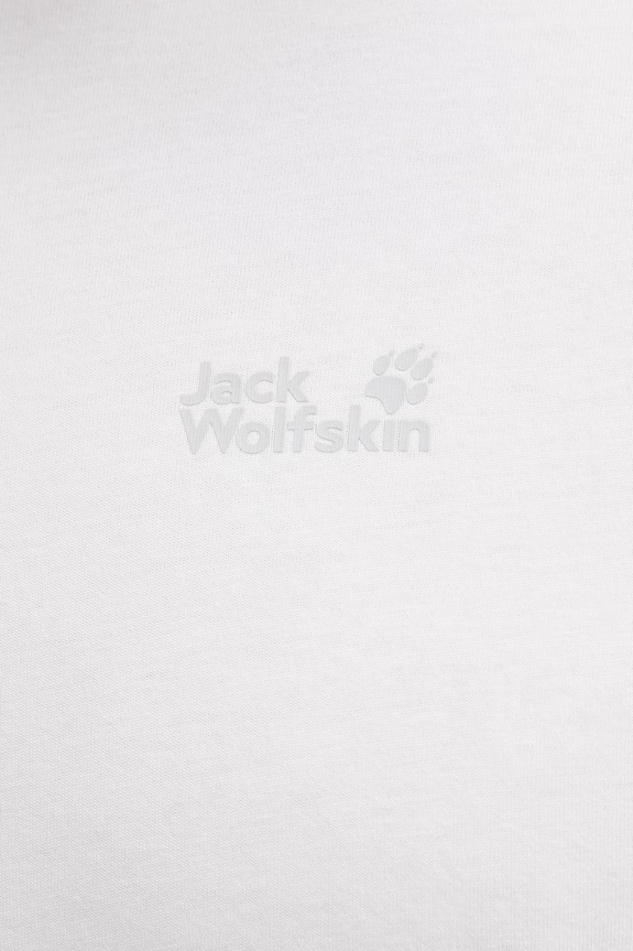 Jack Wolfskin t-shirt ανδρικό βαμβακερό Essential A65917 λευκό