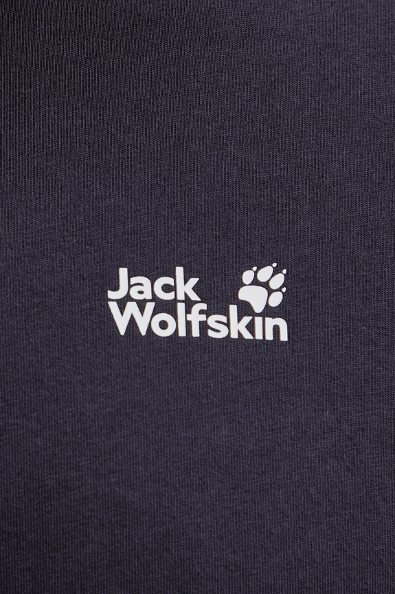 Jack Wolfskin t-shirt Ανδρικό βαμβακερό Essential A65917 σκούρο μπλε