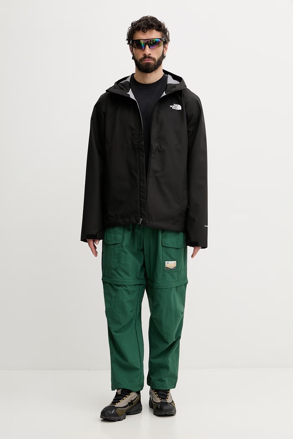 Jack Wolfskin t-shirt Ανδρικό βαμβακερό Essential A65917 μαύρο SS26