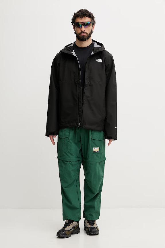 Jack Wolfskin t-shirt Ανδρικό βαμβακερό Essential A65917 μαύρο SS26