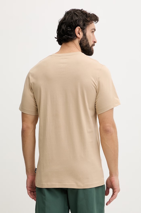Abbigliamento Jack Wolfskin t-shirt da uomo in cotone Carefree A66090 beige
