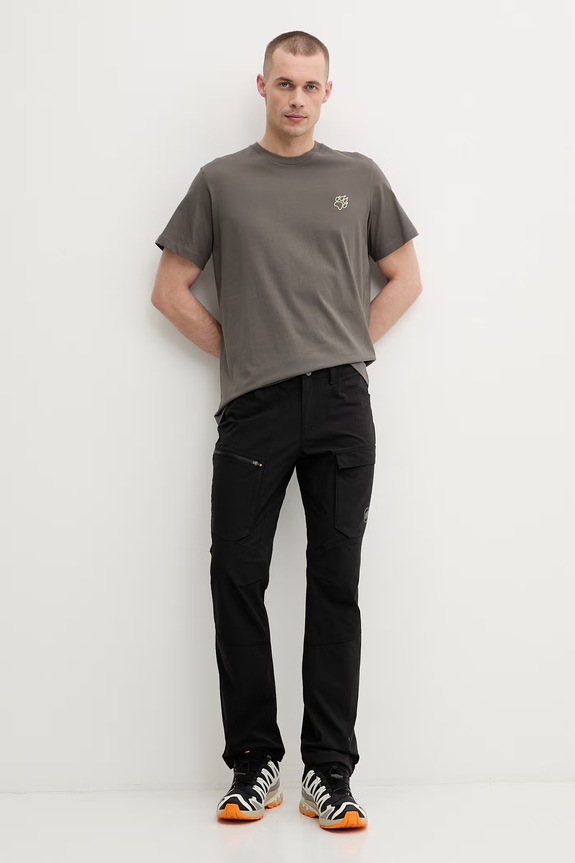Jack Wolfskin t-shirt męski bawełniany Celebrate The Paw A65915 szary SS26