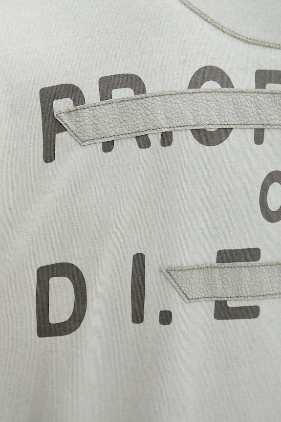 Diesel tričko pánske bavlnené T-LOOK A20226.0QMBT zelená