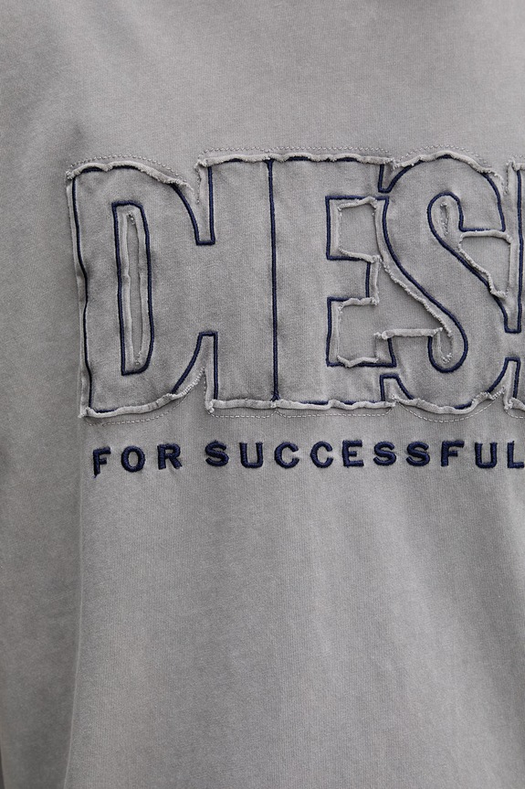 Diesel t-shirt da uomo T-RAWBOXT A21041.0KMAH grigio