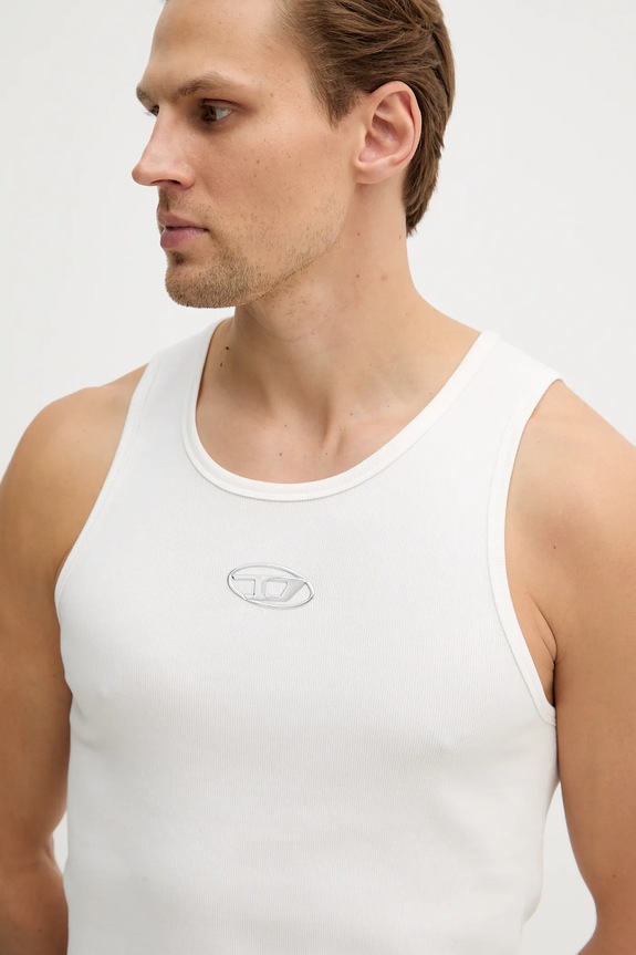 Diesel t-shirt T-LIFTY-IOD beżowy A21742.0JMBA