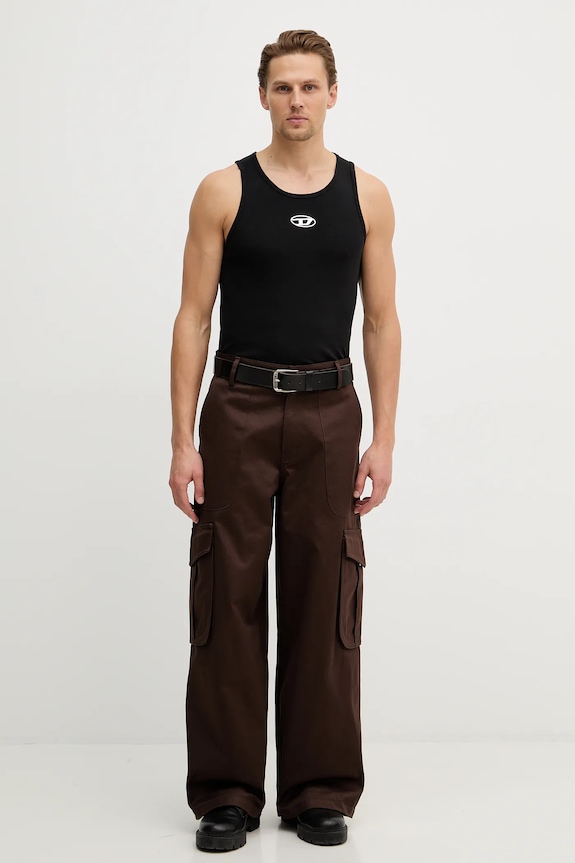 Diesel t-shirt T-LIFTY-IOD A21742.0JMBA czarny SS26