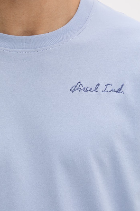 Diesel tricou pentru bărbați, din bumbac T-ADJUST-V11 A22495.0AIJU albastru