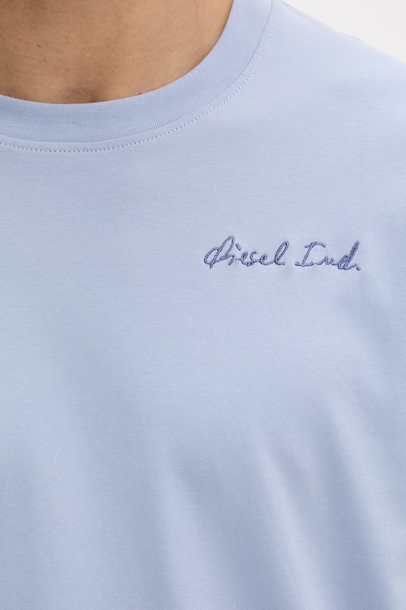 Diesel tricou pentru bărbați, din bumbac T-ADJUST-V11 A22495.0AIJU albastru