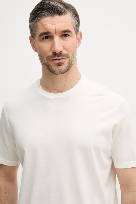 Βαμβακερό μπλουζάκι Paul&Shark μπεζ 26411014