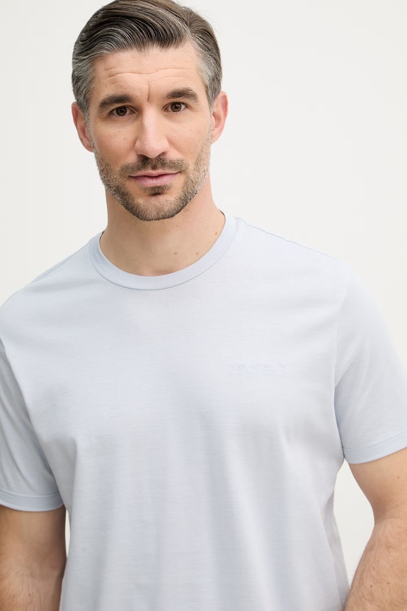 Βαμβακερό μπλουζάκι Paul&Shark μπλε 26411014