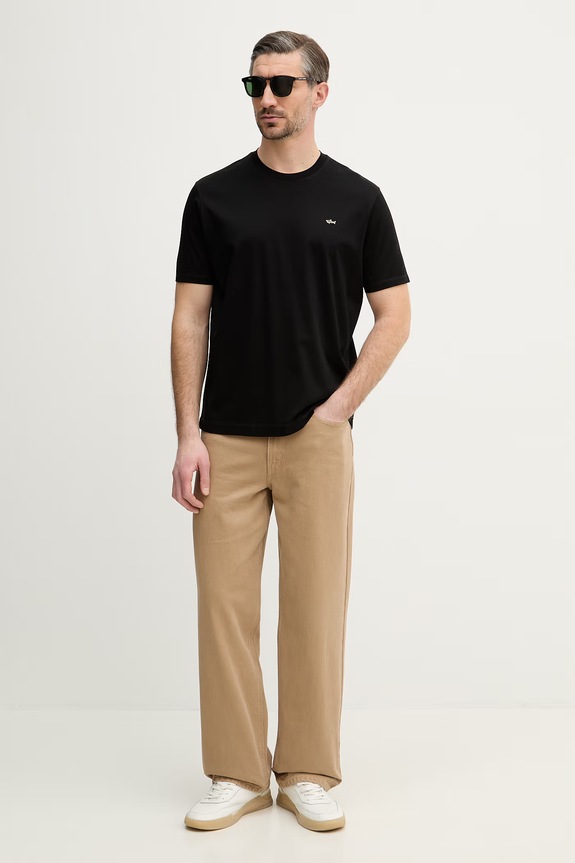 Paul&Shark t-shirt in cotone 26411016 nero SS26