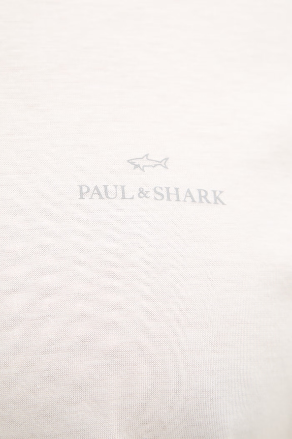 Paul&Shark tričko pánske s lyocellom 26411041 biela