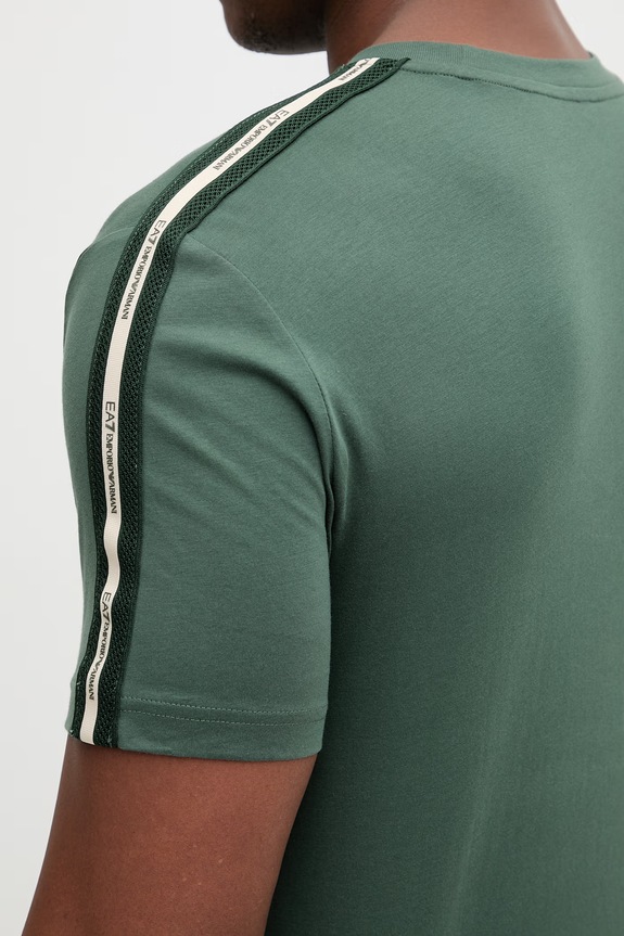 EA7 Emporio Armani tricou din bumbac AF10375.7M001476 verde