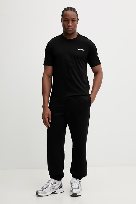 EA7 Emporio Armani t-shirt bawełniany AF10375.7M001476 czarny SS26