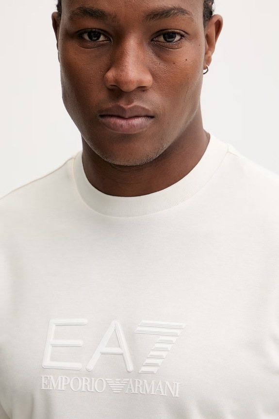 EA7 Emporio Armani tricou bej AF13862.7M001358