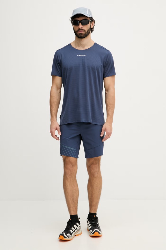 La Sportiva tricou sport pentru bărbați Pure ZART071 bleumarin SS26