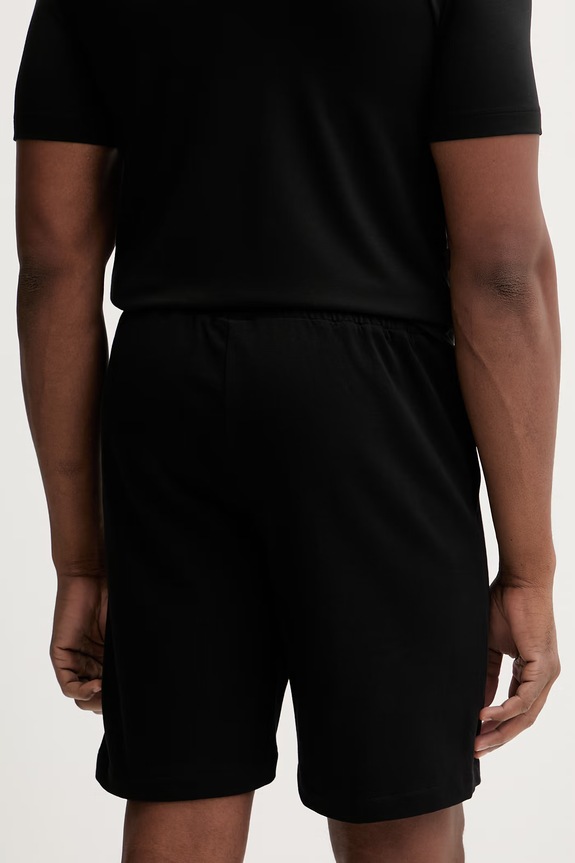 Ρούχα Βαμβακερό σορτσάκι EA7 Emporio Armani AF22266.7M001414 μαύρο