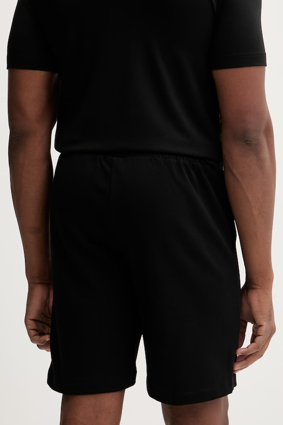 Ρούχα Βαμβακερό σορτσάκι EA7 Emporio Armani AF22266.7M001414 μαύρο