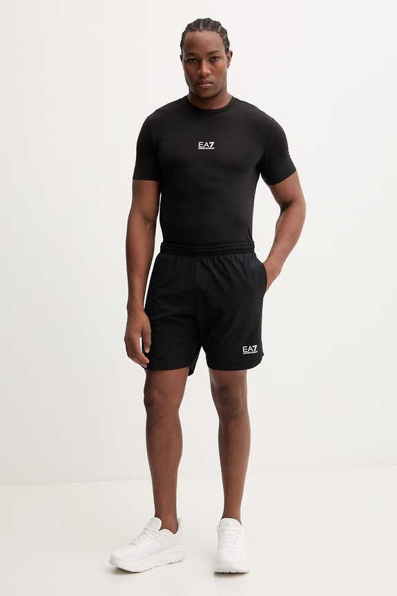 Tréningové tričko EA7 Emporio Armani AF24495.7M000291 čierna SS26