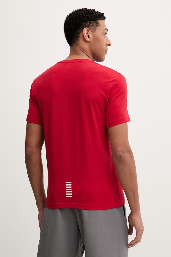 Odzież EA7 Emporio Armani t-shirt PJVQZ.8NPT26 czerwony