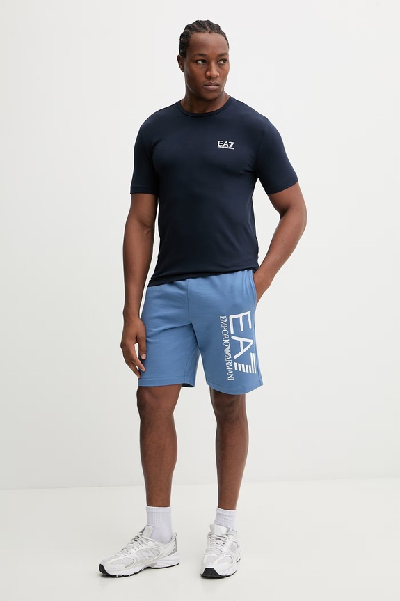 EA7 Emporio Armani t-shirt PJVQZ.8NPT26 granatowy SS26