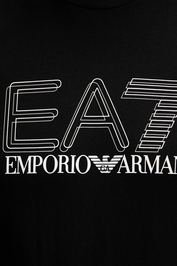 EA7 Emporio Armani top pánsky bavlnený AF10375.7M001306 čierna
