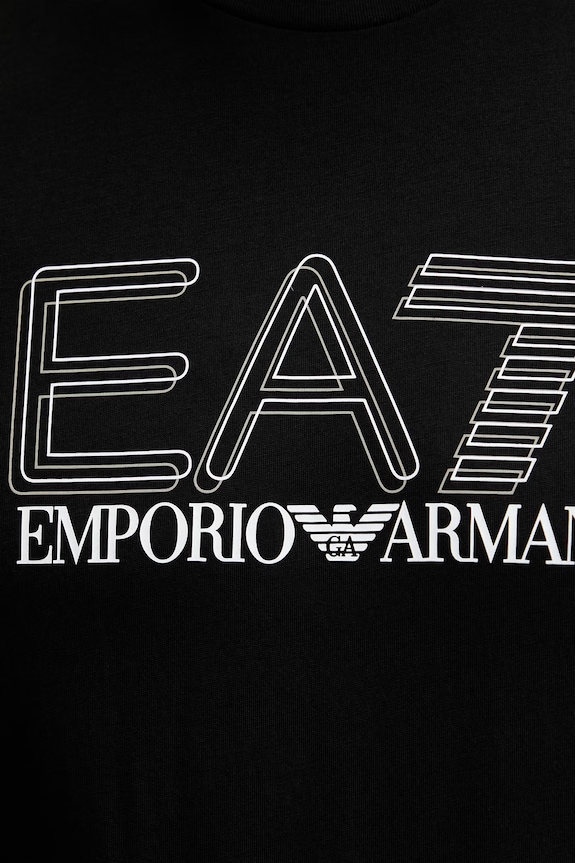 EA7 Emporio Armani top pánsky bavlnený AF10375.7M001306 čierna