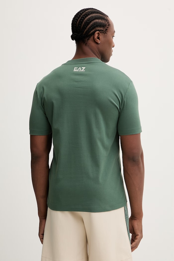 Îmbrăcăminte EA7 Emporio Armani tricou din bumbac AF10441.7M001498 verde