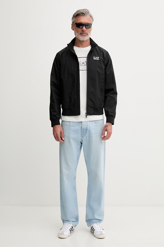 EA7 Emporio Armani tričko pánske s bavlnou AF16548.7M001494 béžová SS26