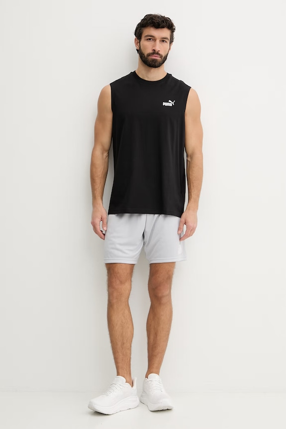 Puma pánske bavlnené Essential Logo 682626 čierna SS26