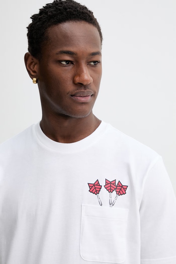 adidas t-shirt bawełniany Novelty biały JZ5041