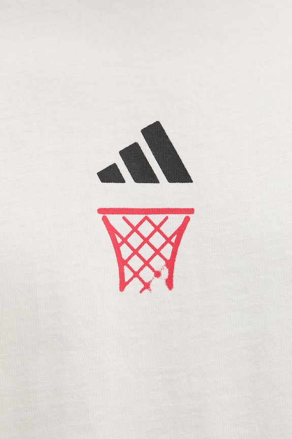 Βαμβακερό μπλουζάκι adidas The Anx Hoop JZ5045