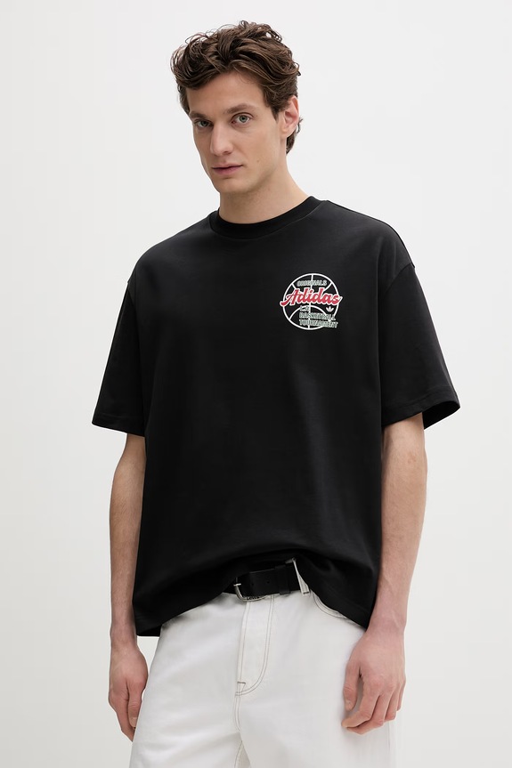 Одежда Футболка adidas Originals Tournament JZ7790 чёрный