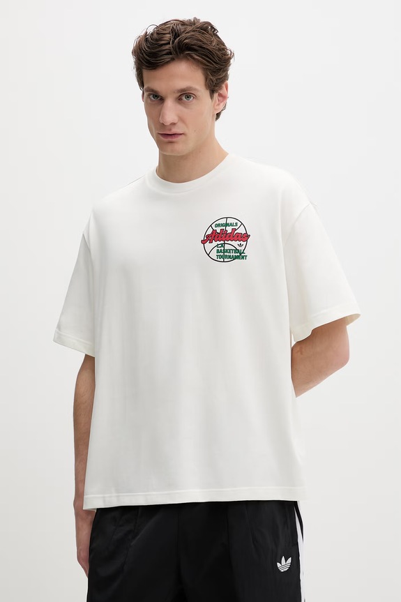 Одежда Футболка adidas Originals Tournament KB7846 бежевый