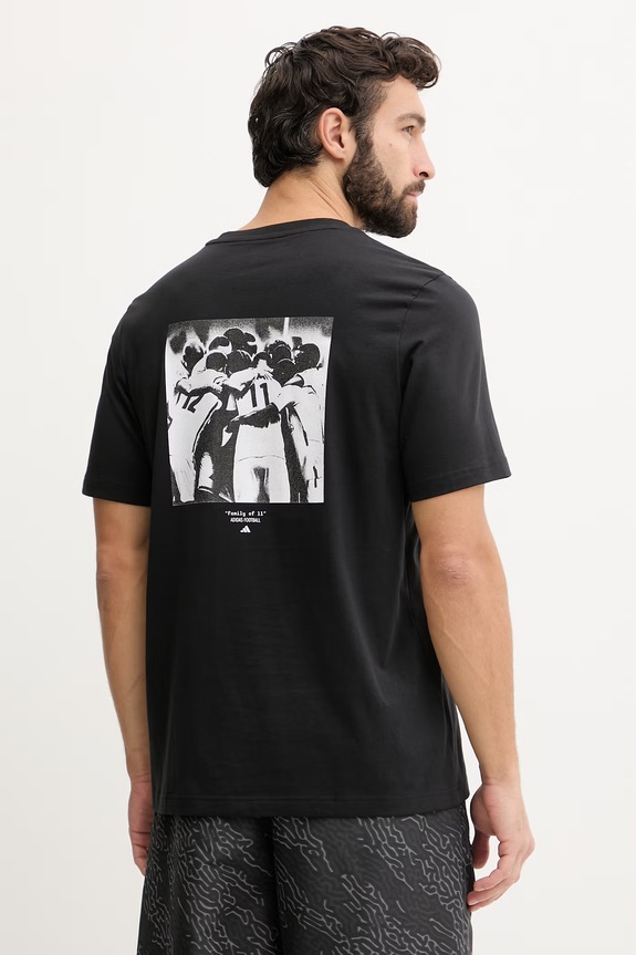 Ρούχα Αθλητικό μπλουζάκι adidas Performance KB9495 μαύρο