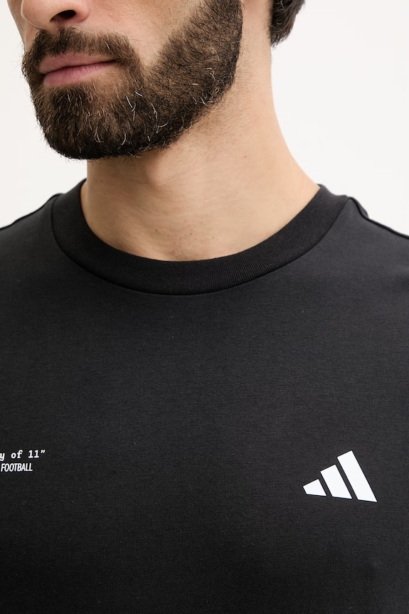 Αθλητικό μπλουζάκι adidas Performance KB9495 μαύρο