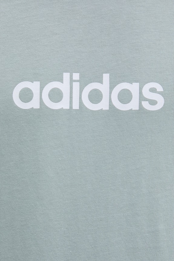 Βαμβακερό μπλουζάκι adidas KC0882 τιρκουάζ