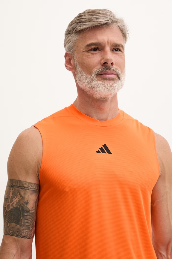 adidas Performance top de antrenament pentru bărbați portocaliu KD0374